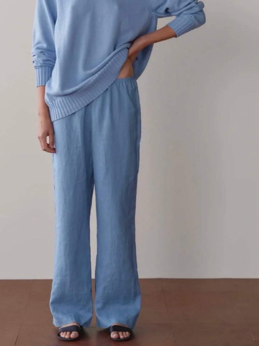 Donni The Linen Simple Pant NWT